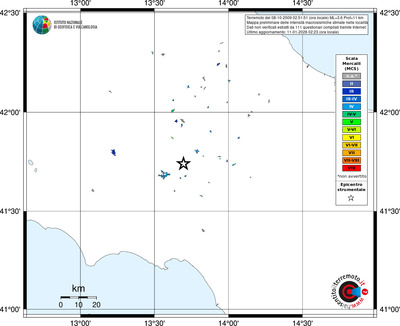 Mappa MCS - territori località