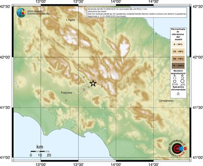 Mappa comuni con almeno 3 questionari