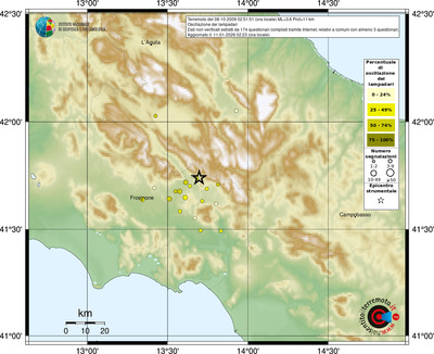 Mappa comuni con almeno 3 questionari
