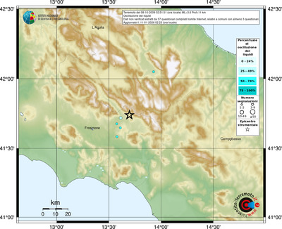 Mappa comuni con almeno 3 questionari