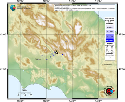 Mappa comuni con almeno 3 questionari