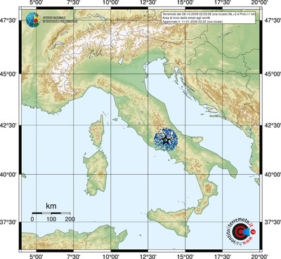 Area di invio delle email agli iscritti