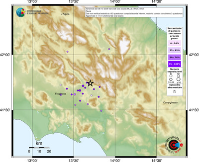 Mappa comuni con almeno 3 questionari