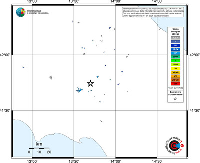 Mappa EMS - territori località
