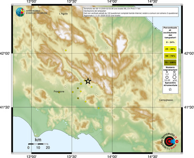 Mappa comuni con almeno 3 questionari