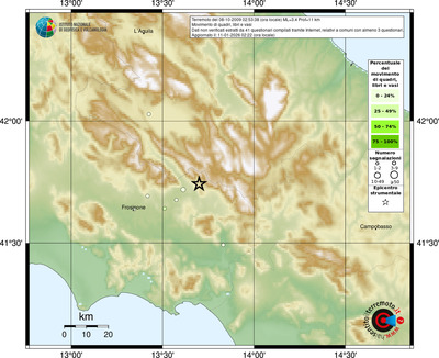 Mappa comuni con almeno 3 questionari