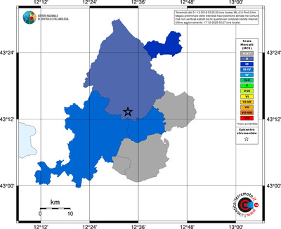 Mappa MCS - territori comuni