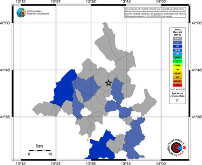 Mappa MCS - territori comuni