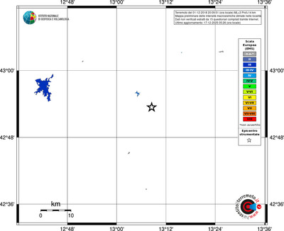 Mappa EMS - territori località