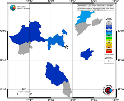 Mappa EMS - territori comuni