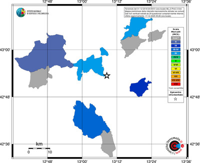 Mappa MCS - territori comuni