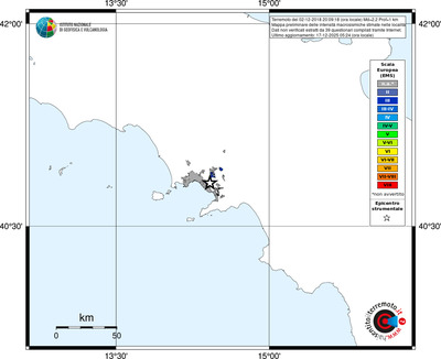 Mappa EMS - territori località