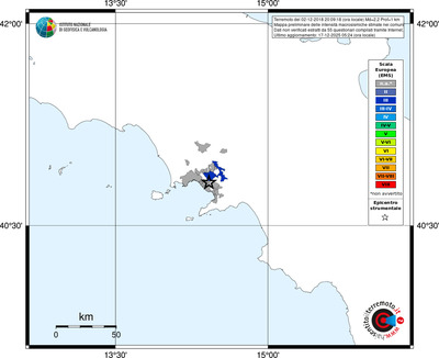 Mappa EMS - territori comuni