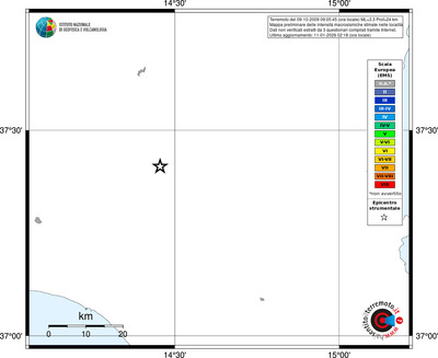 Mappa EMS - territori località
