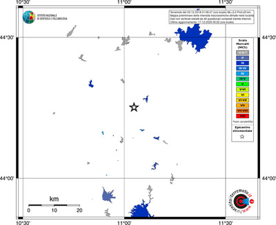 Mappa MCS - territori località