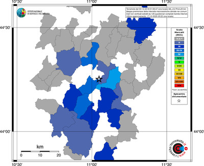 Mappa MCS - territori comuni