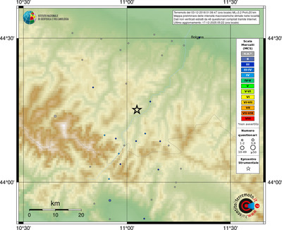 Mappa MCS - località