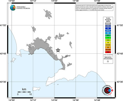 Mappa EMS - territori località