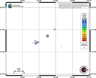 Mappa MCS - territori località