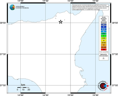 Mappa EMS - territori località