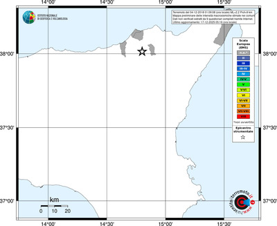 Mappa EMS - territori comuni