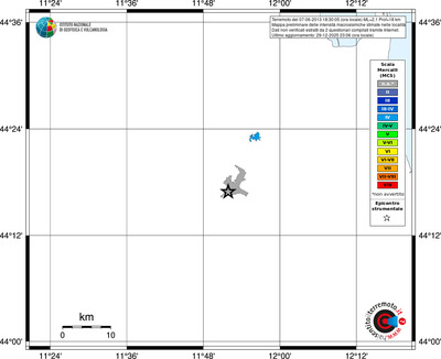 Mappa MCS - territori località