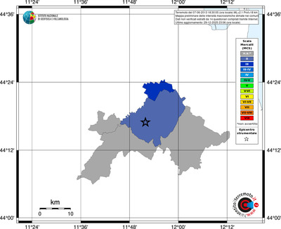 Mappa MCS - territori comuni