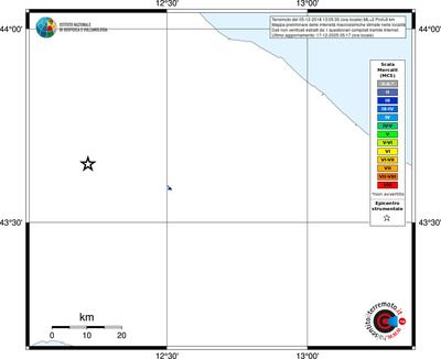 Mappa MCS - territori località
