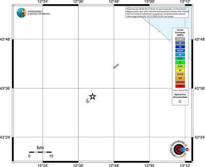 Mappa EMS - territori località