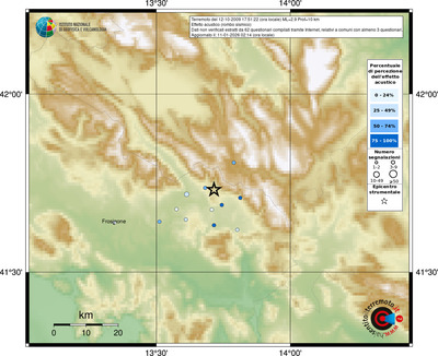 Mappa comuni con almeno 3 questionari