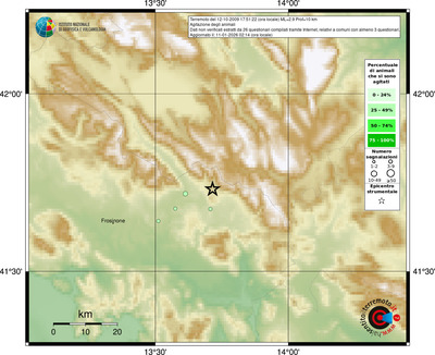 Mappa comuni con almeno 3 questionari