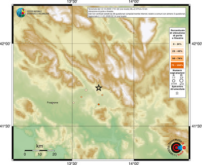 Mappa comuni con almeno 3 questionari