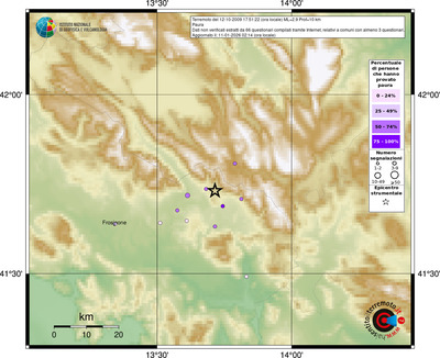 Mappa comuni con almeno 3 questionari