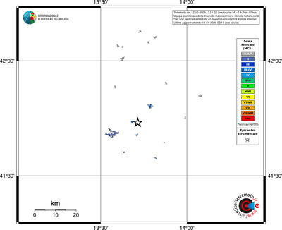 Mappa MCS - territori località