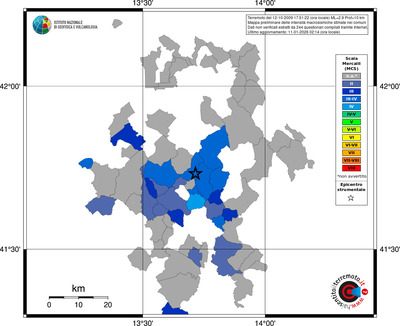 Mappa MCS - territori comuni