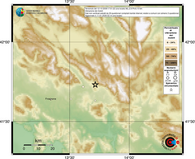 Mappa comuni con almeno 3 questionari