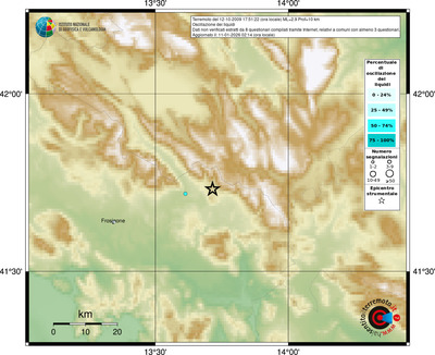 Mappa comuni con almeno 3 questionari