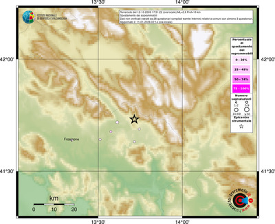 Mappa comuni con almeno 3 questionari