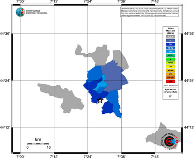 Mappa MCS - territori comuni