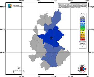Mappa MCS - territori comuni