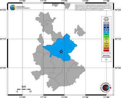 Mappa MCS - territori comuni