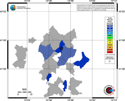 Mappa MCS - territori comuni