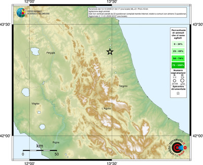 Mappa comuni con almeno 3 questionari