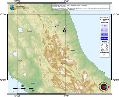 Mappa comuni con almeno 3 questionari