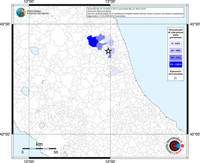 Mappa territorio comunale con almeno 3 questionari