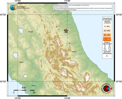 Mappa comuni con almeno 3 questionari