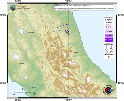 Mappa comuni con almeno 3 questionari