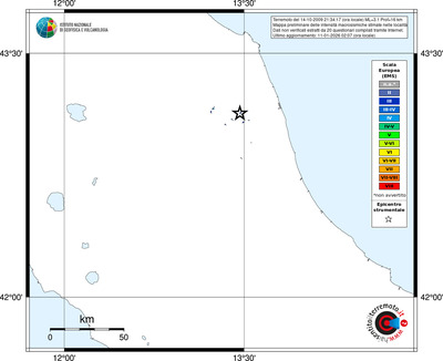 Mappa EMS - territori località