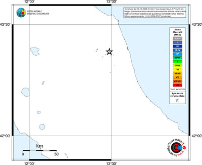 Mappa MCS - territori località