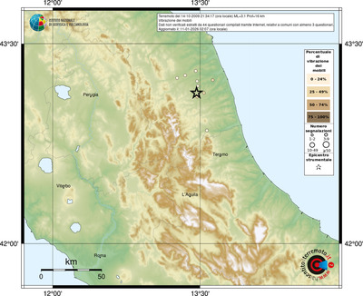Mappa comuni con almeno 3 questionari